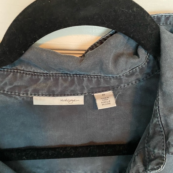 Long sleeve 3/4 button up shirt - Picture 2 of 2